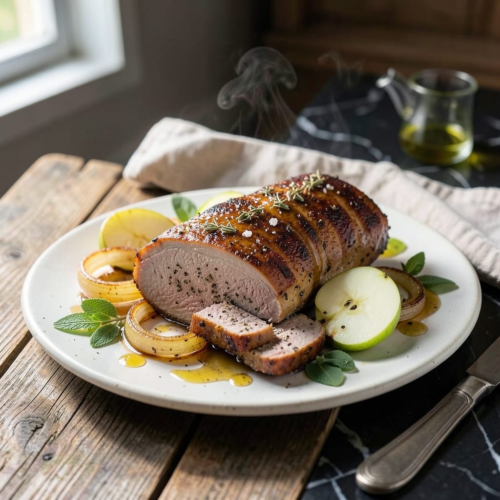 Country Style Pork Loin Recipe: Apple and Sage Infused Masterpiece